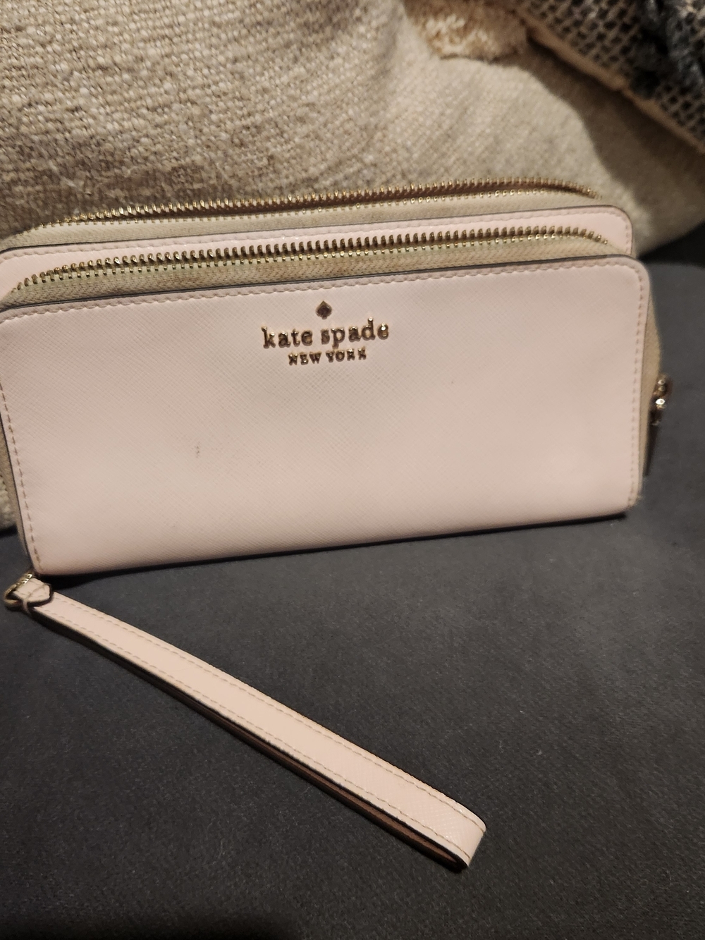 kate spade Pale Pink Wristlet Wallet